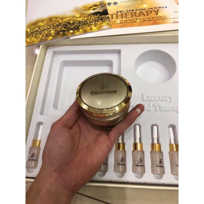 Mặt nạ vàng trẻ hóa da 24k Luxury gold therapy