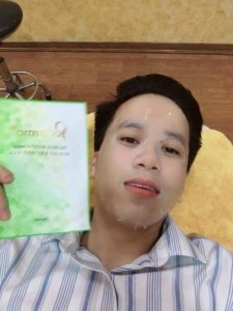 Mặt nạ xanh puderma paz relex booster mask