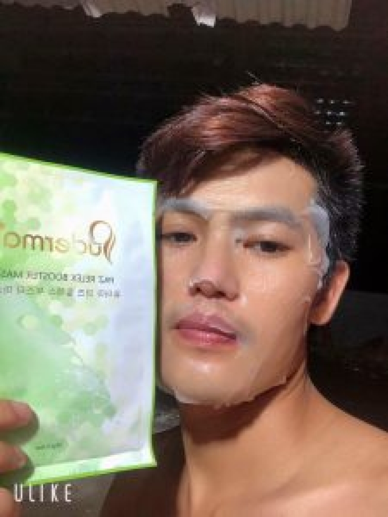 Mặt nạ xanh puderma paz relex booster mask