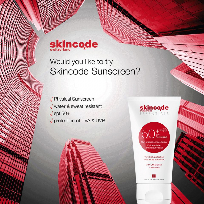 Nhũ Tương Chống Nắng Phổ Rộng Skincode Sun Protection Face Lotion SPF 50 +