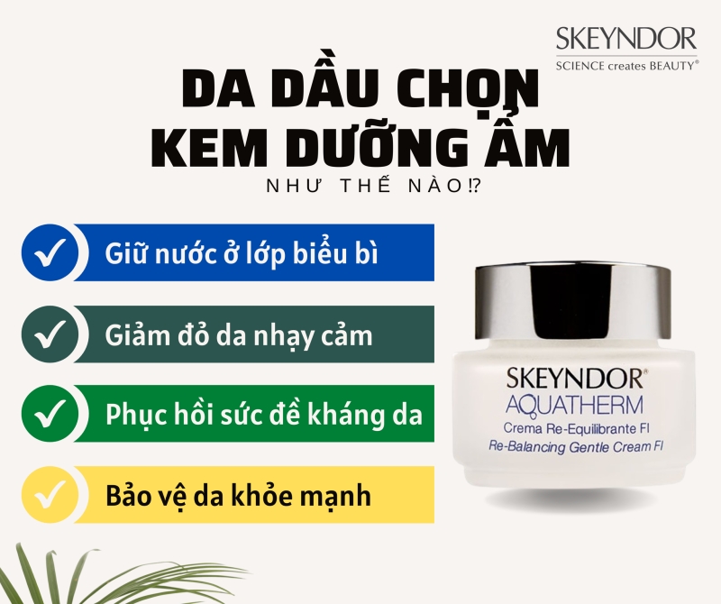 SKEYNDOR AQUATHERM REBALANCING CREAM FI - KEM DƯỠNG PHỤC HỒI FI CHO DA NHẠY CẢM THIÊN DẦU