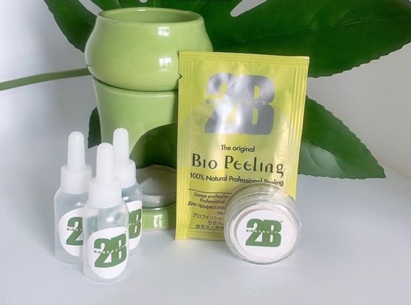 2B Bio Peeling – Thảo dược Bỉ thay da sinh học, trị liệu mụn nám