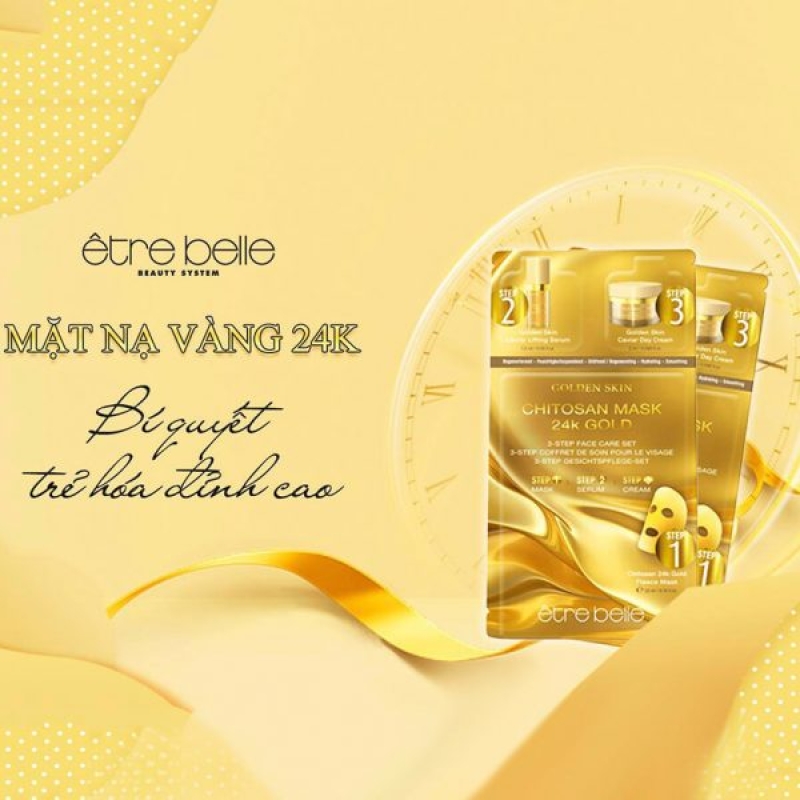 Golden Skin Chitosan Mask 24k Gold