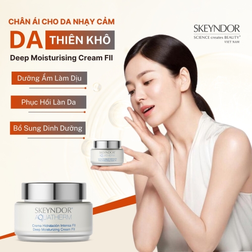 SKEYNDOR AQUATHERM DEEP MOISTURISING CREAM FII KEM DƯỠNG PHỤC HỒI & CẤP ẨM CHUYÊN SÂU CHO DA KHÔ NHẠY CẢM