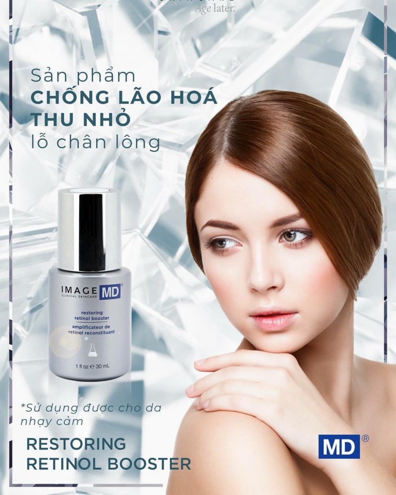 Booster Retinol trẻ hóa da và đặc trị vết thâm Image MD Restoring Retinol Booster