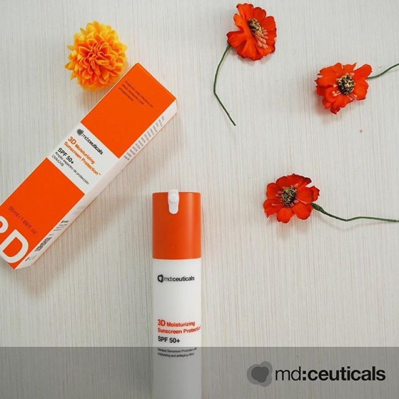 Kem chống nắng giữ ẩm và bảo vệ làn da sau laser  MD ceuticals 3D moisturizing sunscreen protection