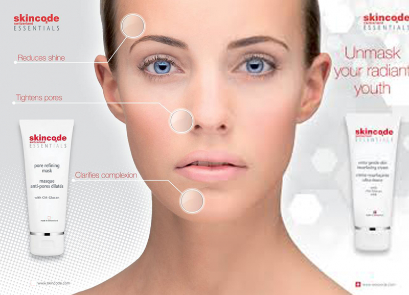 Mặt Nạ Ổn Định Dầu Se Khít Lỗ Chân Lông Và Tinh Khiết Da Skincode Pore Refining Mask