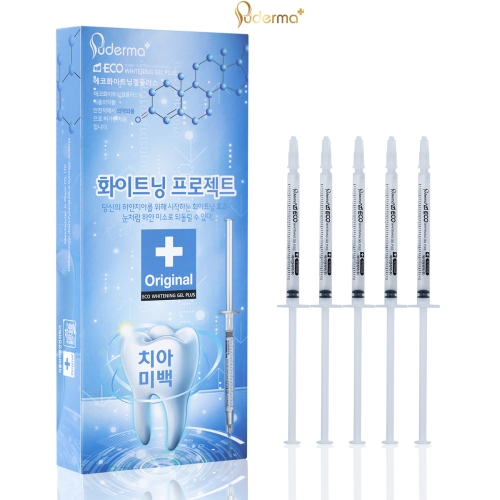 Gel trắng răng puderma eco whitening gel plus