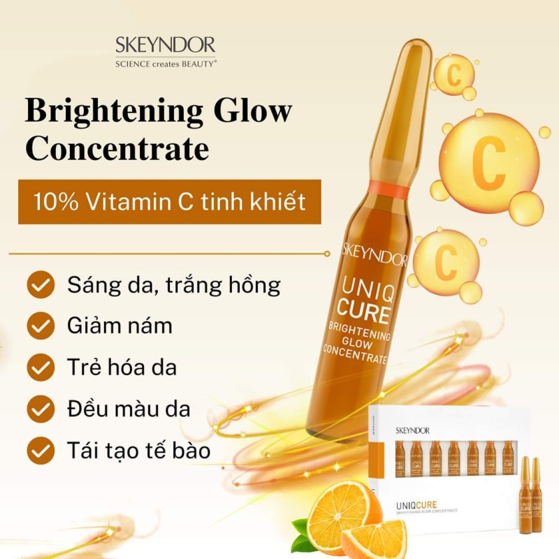 Tinh chất dưỡng trắng sáng da SKEYNDOR BRIGHTENING GLOW CONCENTRATE