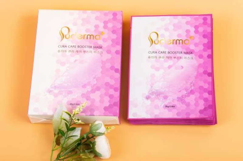 Mặt nạ hồng puderma cure care booster mask