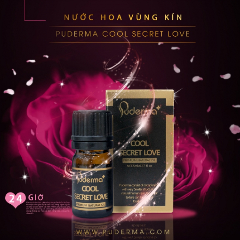 Nước hoa vùng kín puderma cool secret love