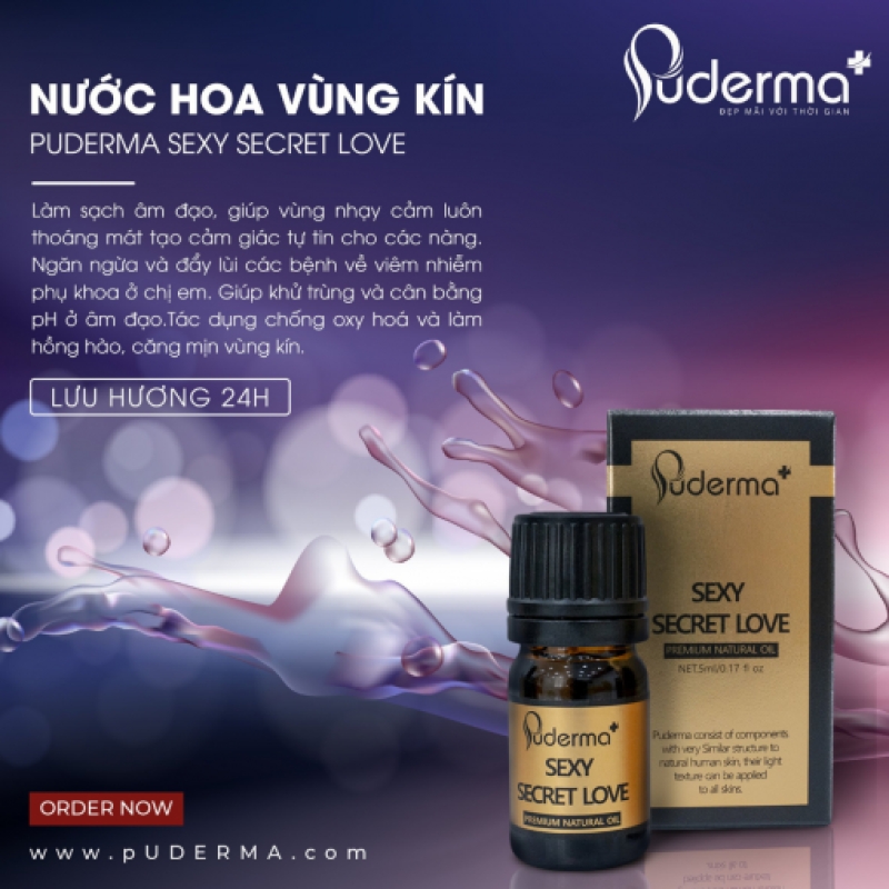 Nước hoa vùng kín puderma sexy secret love