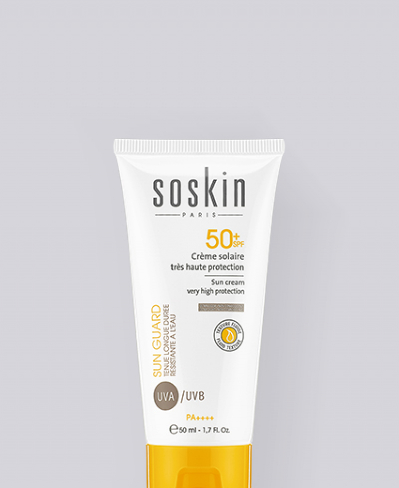 Kem Chống Nắng Dưỡng Ẩm Và Chống Lão Hóa Da  Soskin Sun Cream Very High Protection SPF50+