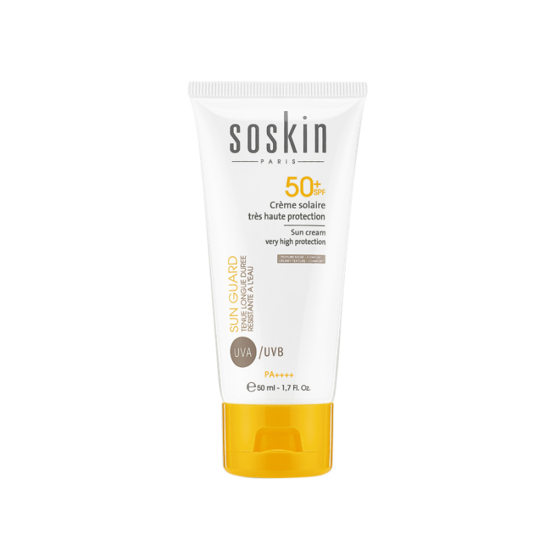 Kem Chống Nắng Dưỡng Ẩm Và Chống Lão Hóa Da  Soskin Sun Cream Very High Protection SPF50+