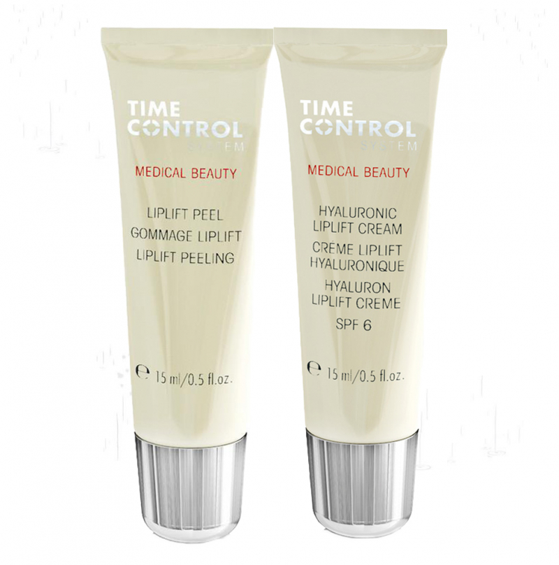 Bộ Sản Phẩm Chống Lão Hóa Môi Time Control Liplift Peeling Hyaluronic Liplift Cream