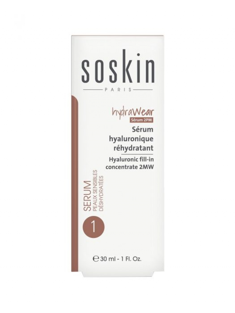 Tinh chất cấp nước chuyên sâu cho da dầu Soskin Hyaluronic Fill In Concentrate 2MW