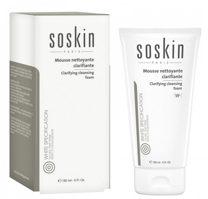 Sữa Rửa Mặt Trắng Da Soskin Clarifying Cleansing Foam