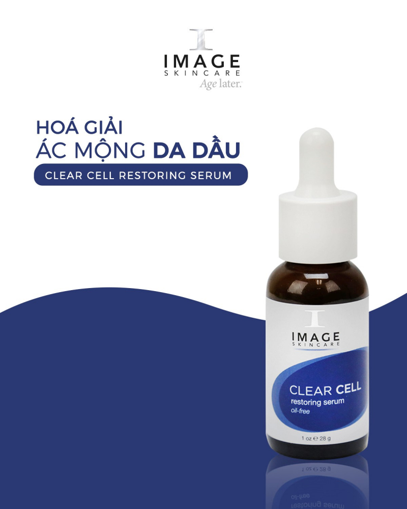 Tinh chất trị mụn và kiểm soát bã nhờn Image Skincare Clear Cell Restoring Serum