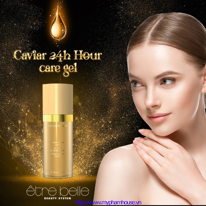 Gel Vàng Tinh Chất Chống Lão Hóa Và Chống Nhăn Da 24H Etre Belle Golden Skin Caviar 24 Hour Care Gel