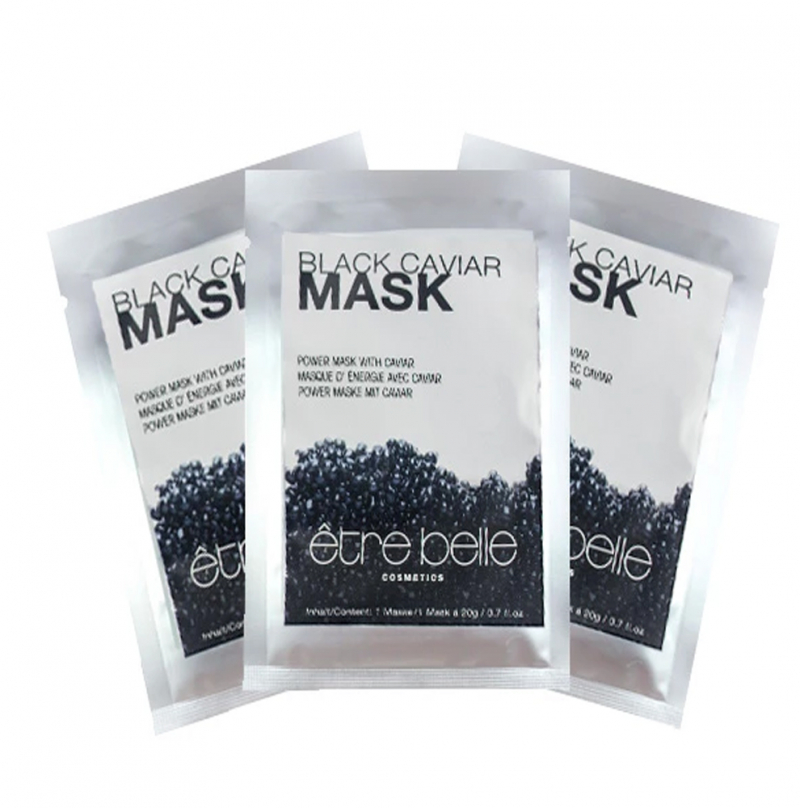 Mặt nạ trứng cá tằm đen trẻ hóa và tái tạo da đột phá Etre belle power mask with black caviar